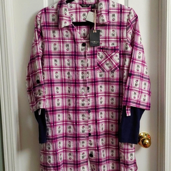 🆕 Fabulous Just Like You Pajama Top - Picture 1 of 6